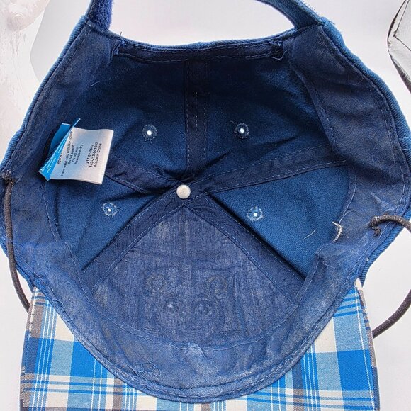 Thomas & Friends Plaid Kids Adjustable Hat Blue Red Embroidered Train Cute - Picture 8 of 10